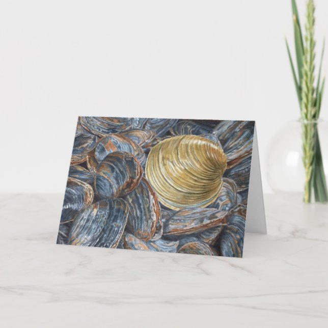Cartão De Agradecimento Clams and Quahog Greeting Card (Frente)