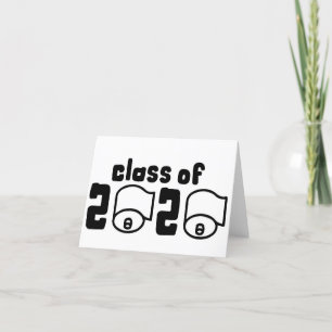 Cartão De Agradecimento Class of 2020 Toilet Paper