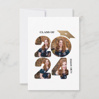 Cartão De Agradecimento Classe de 2024
