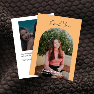 Cartão De Agradecimento Classe de 23 Cria de Graduação de Fotos