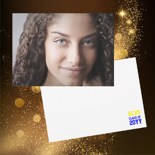 Cartão De Agradecimento Classe de manutenção de fotos do Formando 2024