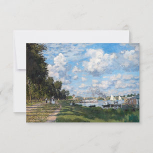 Cartão De Agradecimento Claude Monet - A Bacia em Argenteuil