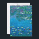 Cartão De Agradecimento Claude Monet - Lírios Hídricos 1906<br><div class="desc">Claude Monet - Lírios Hídricos 1906. Uma pintura de arte famosa.</div>