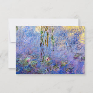 Cartão De Agradecimento Claude Monet - Nenúfares