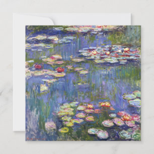 Cartão De Agradecimento Claude Monet - Nenúfares / Ninféias
