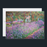 Cartão De Agradecimento Claude Monet - O Jardim do Artista em Giverny<br><div class="desc">Jardim do Artista em Giverny / Le Jardin de l'artiste a Giverny - Claude Monet,  1900</div>