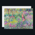 Cartão De Agradecimento Claude Monet - O Jardim Íris de Giverny<br><div class="desc">Jardim Íris em Giverny / Jardim do Artista em Giverny - Claude Monet,  1899-1900</div>