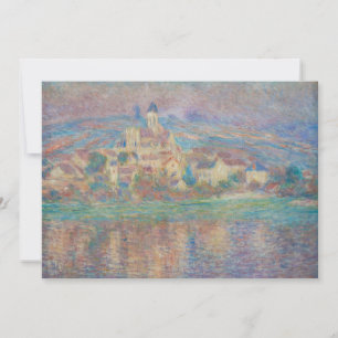 Cartão De Agradecimento Claude Monet - Vetheuil, Pôr do Sol