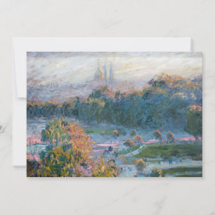 Cartão De Agradecimento Claude Monet - Vista das Tulherias, Estudo