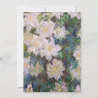 Claude Monet - White Clematis