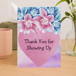 Cartão De Agradecimento Client Thank You Card from Your Therapist – Custom
