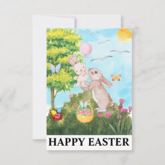Cartão De Agradecimento Coelho Coelho Coelho felz pascoa Coelho Cujo Coelh