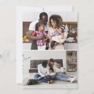 Cartão De Agradecimento Colagem de Fotografias do Design 2