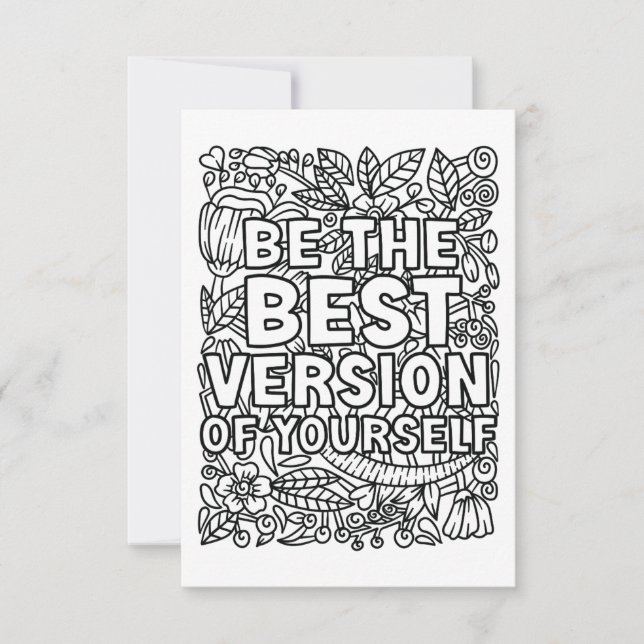 Cartão De Agradecimento Colore seu (Frente)