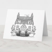 Colore seu próprio Vazio Inglês de Algodão e Gatos