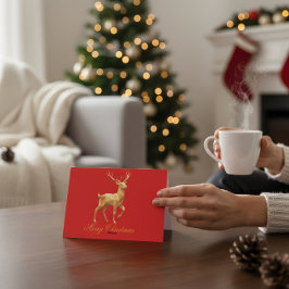 Cartão De Agradecimento Colorful Christmas Greeting Card for All Styles