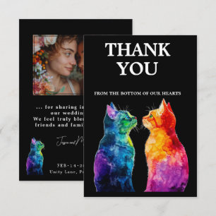 Cartão De Agradecimento Com foto 🌈  Purrfectly Yours: Purrfectly 