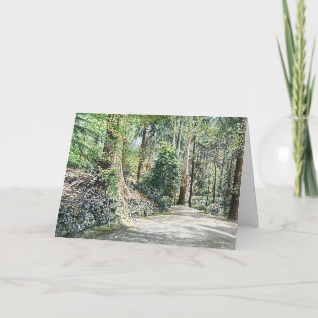 Cartão De Agradecimento Com Summer Antes De Mim... (Frente)