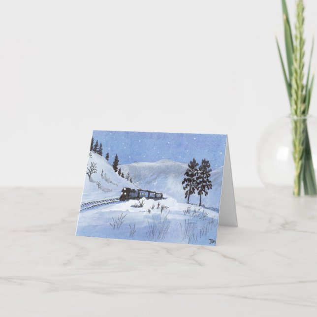 Cartão De Agradecimento Comboio (Frente)