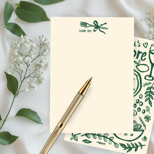 Cartão De Agradecimento Comida Italiana Isso É Amor CHUVA de Presentes Per