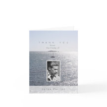 Compaixão pela imagem do mar e do barco Obrigado