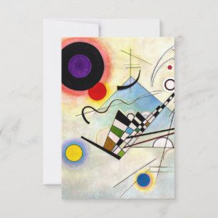 Cartão De Agradecimento Composição Kandinsky 8