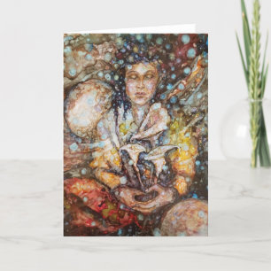 Cartão De Agradecimento "Conectando-se ao Espírito"