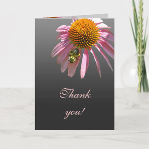 Cartão De Agradecimento Coneflower Obrigado