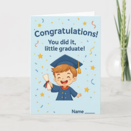 Cartão De Agradecimento Congratulations Little Graduate – Kids Graduation