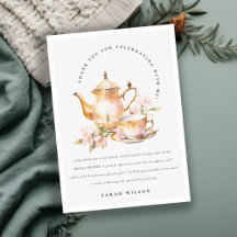 Conjunto de chá floral em ouro rosa para chá de no