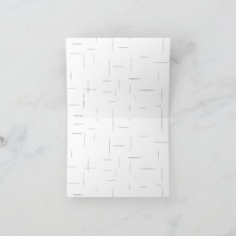 Cartão De Agradecimento Conjunto de Pastas de Arquivo Personalizadas Minim