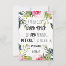 Conselho Membro de Apreciação obrigado seu present