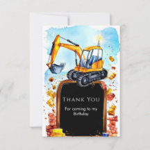 Construção de Aniversário em Aquarela Fofa