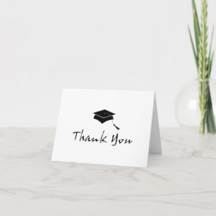 Cartão De Agradecimento Contemporary Graduation Thank You Note Cards
