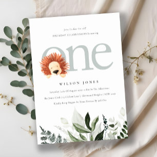 Cartão De Agradecimento Convidado para Primeira Festa de aniversário de Fo