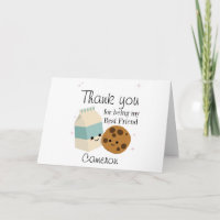 Cookie e milk kawaii, o melhor amigo