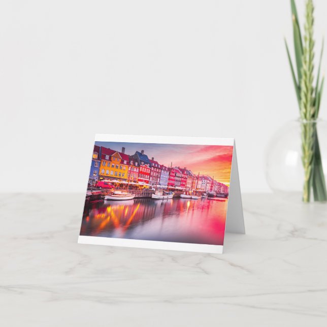 Cartão De Agradecimento Copenhaga (Frente)