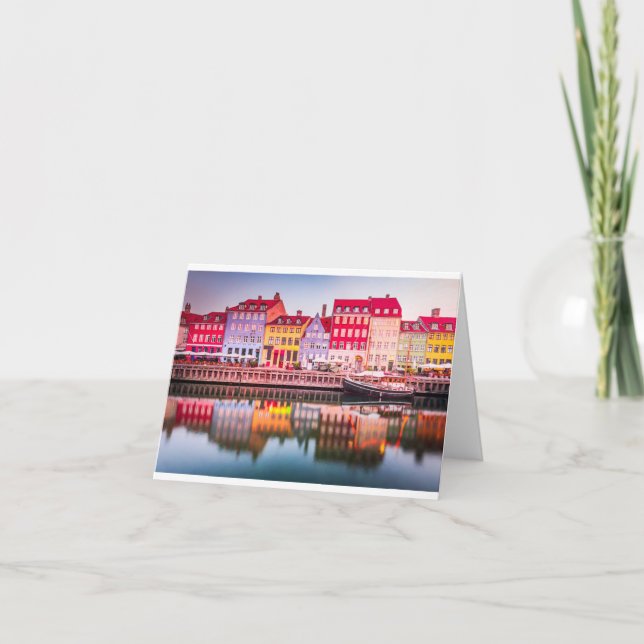 Cartão De Agradecimento Copenhague (Frente)