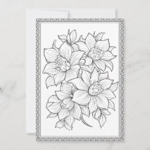 Cor Floral Elegante Simples A Sua Própria Placa De
