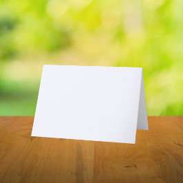 Cartão De Agradecimento Cor Sólida Branca do Fantasma