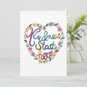 Cartão De Agradecimento Coração