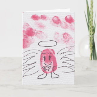 Cartão De Agradecimento Coração ao obrigado do coração você