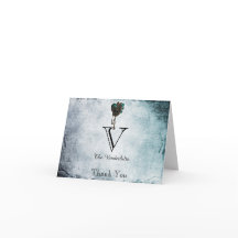 Coração Esmeralda Steampunk Casamento Agradeciment