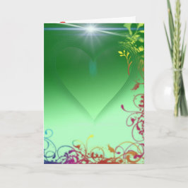 Cartão De Agradecimento Coração Padrão Flor Flor Flor Flor Orquídea Destin