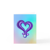 Coração Roxo Bonito