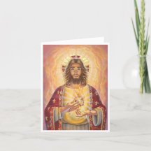 Coração Sagrado de Jesus, Arte, Notecard