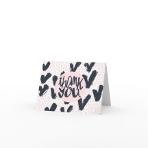 Corações cor-de-rosa e azuis e letras modernas