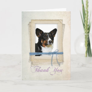 Cartão De Agradecimento Corgi Thank You Card