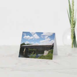 Cartão De Agradecimento Cornish Windsor Covered Bridge Note Card
