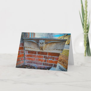 Cartão de Agradecimento "Coruja da Escola Secundár